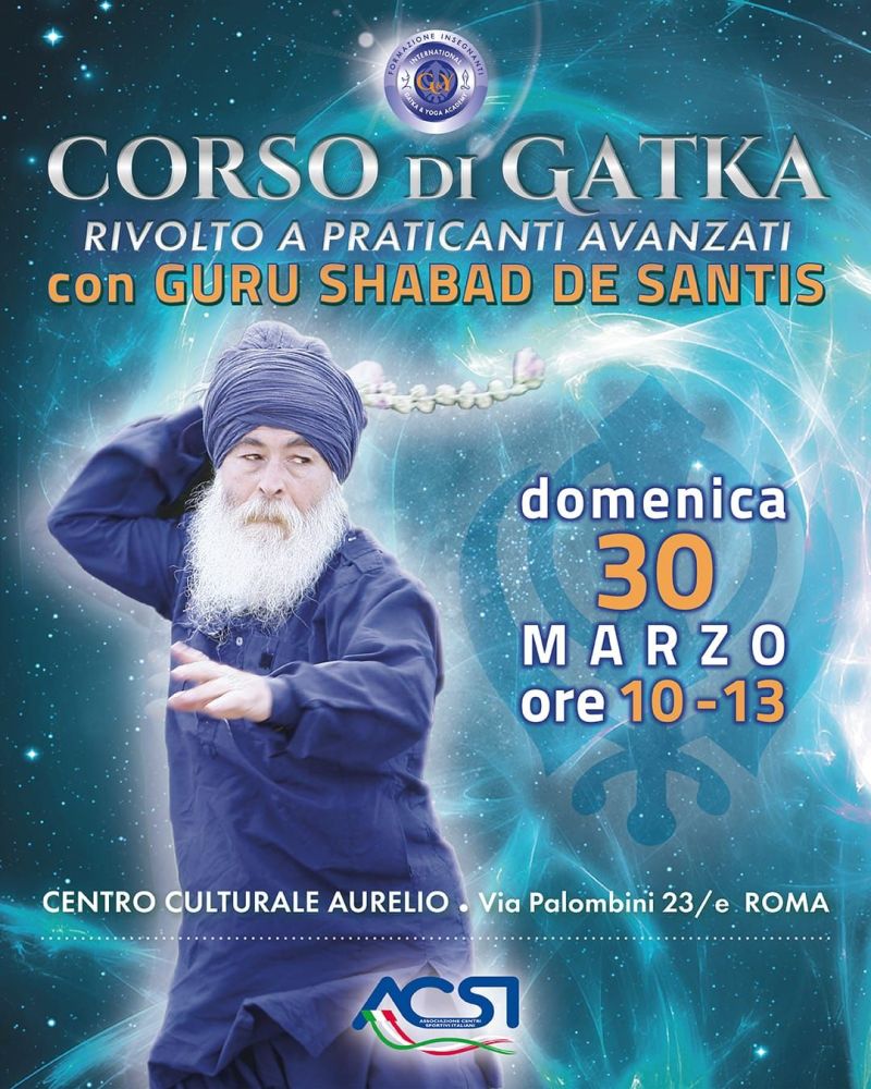 Corso di Gatka - domenica 30 marzo 2025